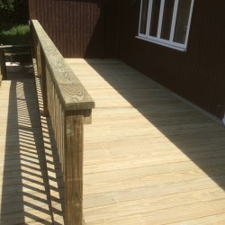 Decking walkway