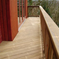 Decking balcony