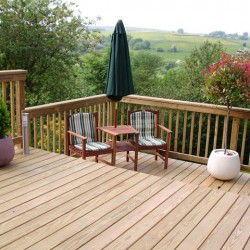 split level decking